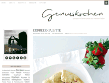 Tablet Screenshot of genusskochen.com